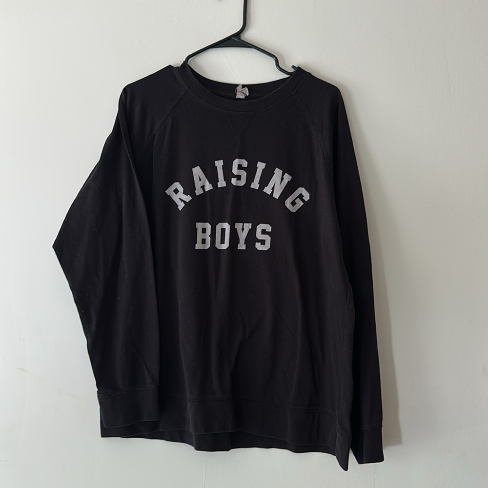 Raising boys long sleeve tee